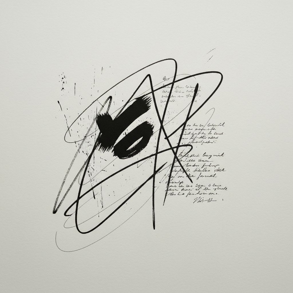 Abstract sketch artwork